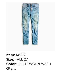 J. Crew 27 Tall